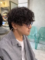 ゼスト リル 新宿(ZEST lill)&nbsp;シャドウパーマ くせ毛風 新宿 塩澤太一