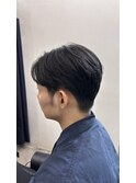 ”men's cut”　癖を活かしたナチュラルスタイル