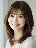 レヴィア(REVIA)&nbsp;レイヤーカット髪質改善トリートメント前髪カット