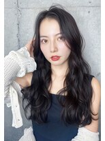 リークフー(Ree cu fuu)&nbsp;レイヤーカットかきあげ前髪透明感カラー秋カラー