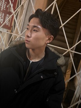 /ニュアンスパーマ /フェザーパーマ/センターパート