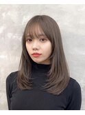 顔周りカット/似合わせカット/レイヤーカット／銀座駅／韓国ヘア