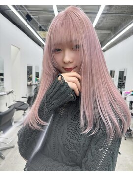 リノート バイ エゴル 太田川(Linoet by ENGOL) ピンクベージュ/ラベンダーピンク/ハイトーンカラー