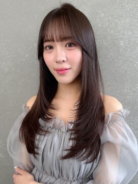 ロンド エスポワール 錦糸町(Lond espoir) 韓国顔周り/ハイレイヤーカット/ミディアムレイヤーカット