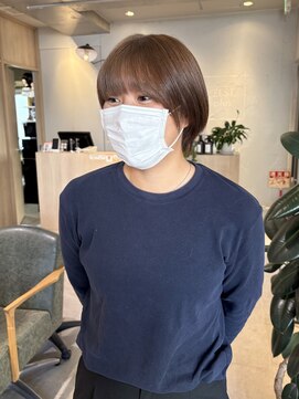 ゼストプラス(ZEST plus) ブリーチなしダブルカラーでナチュラルブラウン♪【りあの】