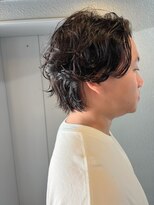 ヌビア 青葉台(NUBIA) ニュアンスメンズパーマ(センターパート)