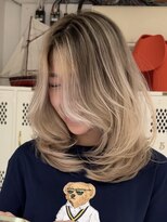 スリー(three) 外国人風バレイヤージュ