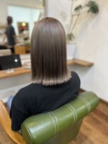 ブランチ シカ(branch.cica)&nbsp;透明感グレージュ×切りっぱなしボブ