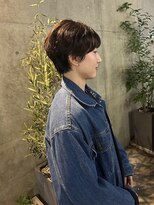 バイ ユア オウン フラワーズ コロン カバ 松本駅前(buy your own flowers : kava)&nbsp;30代40代◎大人ショートパーマ×くびれ大人ショート