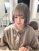 ファイブバイジエクト 堀江(FIVE by The Ect)&nbsp;ルーツカラー/ホワイトシルバー/抜きっぱなしブロンド