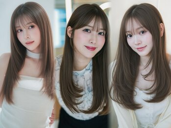 オモチャ 銀座(OMOCHA)の写真/周りと差がつく憧れ韓国ヘア◇自然な美しさの顔周りカット/ミリ単位でこだわる似合わせレイヤー[銀座駅3分]