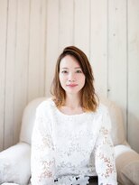 美容室クローバー 新小岩店(clover)&nbsp;触りたくなる無造作パーマミディ【新小岩】