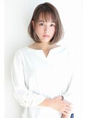 小顔ひし形シルエット◎ハイライトカラー