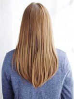 ヘアメイク ナル(hair make nalu)&nbsp;かきあげバングのナチュラルロング