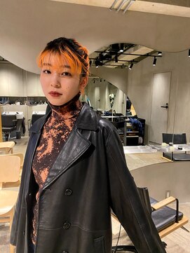 ビビト(bibito) bibito オレンジ ブリーチ ブリーチ2回 デザインカラー