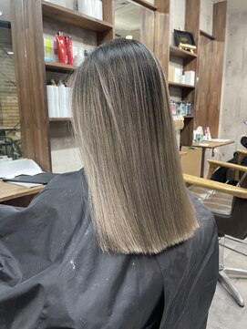 ラフ(LAFF) #ミディアム#ショコラベージュ#ボブルフ#カール#ベビーバング