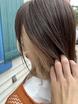 アプリ バイ リアン 浦和(appri by Rien) ホワイトベージュ/インナーカラー/浦和/浦和駅