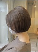 大人ボブ/グレージュカラー/似合わせカット/髪質改善[登戸]