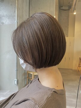 イミ(imi) 大人ボブ/グレージュカラー/似合わせカット/髪質改善[登戸]