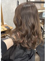 スラッシュ(SLASH)&nbsp;髪質改善/グレージュ/透明感カラー/ナチュラル/艶髪