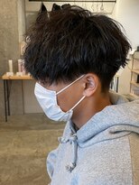 ニアウ 太田店(Niau)&nbsp;ツイストスパイラルパーママッシュメンズパーマ波巻きパーマ