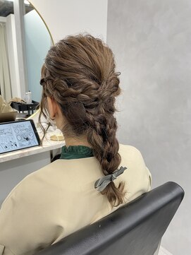 アルノー 博多口店(Arno) 【Arno】編みおろしヘアセット