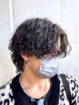 アソビ 表参道(ASOBI) 波巻きパーマ ウルフ