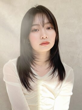 メゾンドイギー(MAISON de IGGY) 美髪/サラ艶ロング/暗髪/たっぷりレイヤー/ウルフ風レイヤー