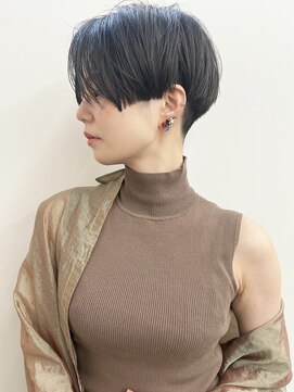 モリオ(morio) 【morio浦和】大人可愛い20代黒髪前下がりショートボブ♪