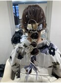 卒業式編みおろしヘア