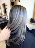 白髪ぼかしバレイヤージュ