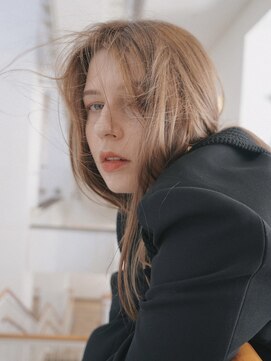 ラーナー(LONER) ニュアンスカラー×セミロング【LONER神戸三宮】