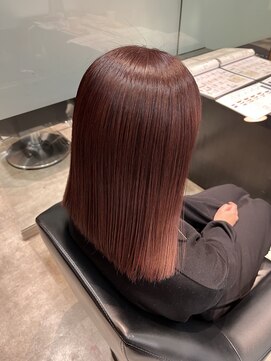 アヴァンス アリオ鳳店(AVANCE) 髪質改善トリートメント×コーラルピンク