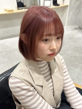 リーシュ(Re:sh) ボブ/コーラルピンク