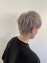 ネイヴスヘアー 香椎照葉店(Neivs Hair) メンズ×ホワイトミルクティーベージュ