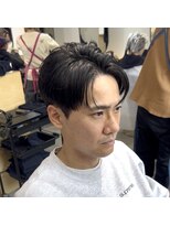 ニコフクオカヘアーメイク(NIKO Fukuoka Hair Make)&nbsp;「NIKO」大人軽めセンターパート　カルマスタイル　福岡天神