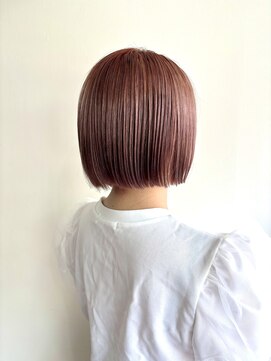 ペスカケイクリエイティブ(PESCA K-CREATIVE) ケアブリーチ×ピンクベージュ