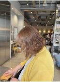 30代40代ふんわりパーマアッシュベージュナチュラル透明感