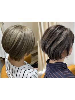 なりたいイメージを伝えれば丁寧に応えてくれる！髪質を見極めあなたに一番似合うキレイな色に仕上げます☆