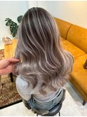 透け感たっぷり！perl balayage