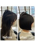美髪縮毛矯正（フル）