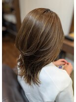 セレスト 心斎橋店(CELESTE)&nbsp;【髪質改善】透明感オリーブベージュ×大人レイヤー