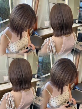 アフェクションカナヤマ(AffECTION kanayama) 韓国　レイヤーカット　ブリーチ　ダブルカラー　髪質改善