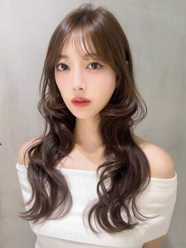 アルバム 池袋(ALBUM) 顔周りレイヤーフェイスフレーミングロング前髪カット_F31060