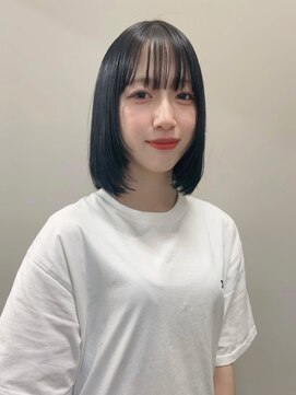 ヌークバイラヴェスト 四日市(neuk by lovest) 黒髪×ボブ