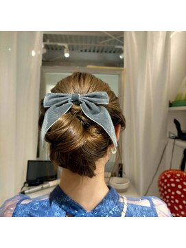 ヘアセットダウンスタイル