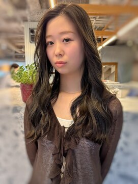 マッシュ チャヤマチ(MASHU chayamachi) 柔らか透明感カラー/ブリーチなし/オリーブブラウン/大阪梅田