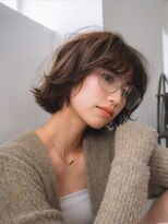 ロウ 銀座(RAW)&nbsp;顔周りカット　銀座　ボブ　ボブカット　ハッシュボブ　