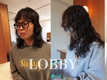 ロビー(LOBBY)の写真/ナチュラルに色気が漂う、こなれ感のあるラフパーマを提案