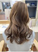 ブリーチなしダブルカラーレイヤーボブ夏カラー縮毛矯正カット